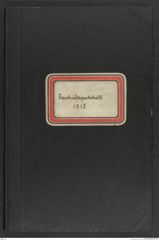 k.k. naturhistorisches Hofmuseum, Protokollbuch Intendanzakten 1915, Seite 1